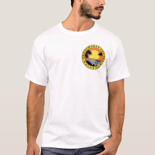 Okeechobee county seal t-shirt (Voorkant)