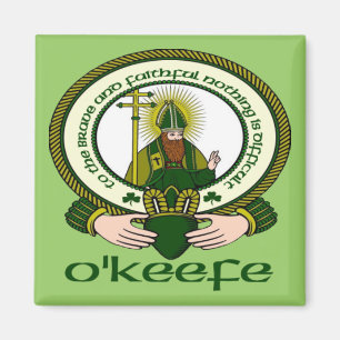 O'Keefe Clan Motto Magnet