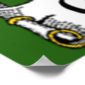 O'Keefe Coat of Arms Irish Flag Print (Hoek)