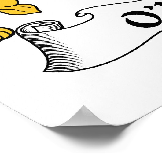 O'Keefe Family Crest Poster (Hoek)