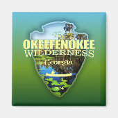 Okeefenokee WA (pijlpunt) Magneet (Voorkant)
