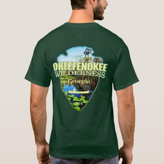 Okeefenokee WA (pijlpunt) T-shirt (Achterkant)