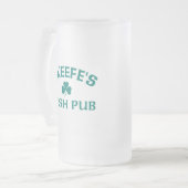 O'Keefe's Ierse Pub Matglas Bierpul (Voorkant links)