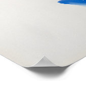 O'Keeffe - Blue Series - Abstract Poster (Hoek)