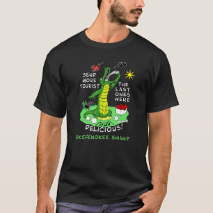 Okefenokee Moeras Alligator Stuur meer toeristisch T-shirt