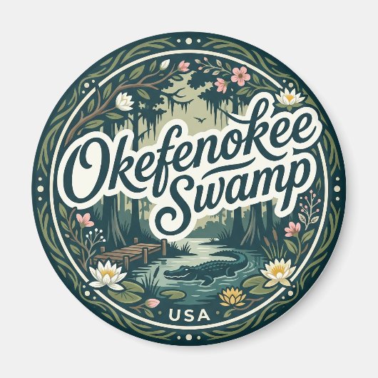 Okefenokee-moeras VS Magneet (Voorkant)