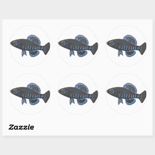 Okefenokee pygmee zonnevis Sticker (Vel)