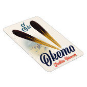 Okemo Ludlow Vermont ski-poster Magneet (Rechterzijde)