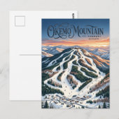 Okemo Mountain Vermont Briefkaart (Voorkant / Achterkant)