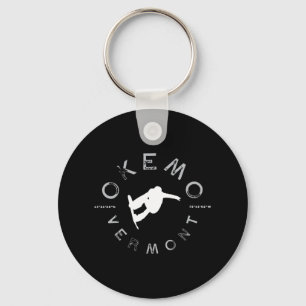 Okemo Mountain Vermont Graphic Snowboard T Sleutelhanger