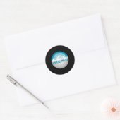 Okemo Mountain Vermont Retro Snowboard Ski Ronde Sticker (Envelop)