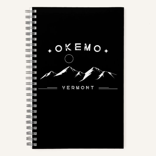 Okemo Vermont Berg Notitieboek (Voorkant)