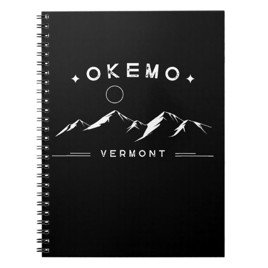 Okemo Vermont Berg Notitieboek (Voorkant)