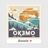 Okemo Vermont Berg Reissticker Sticker (Vel)