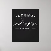 Okemo Vermont Mountain Canvas Afdruk (Voorkant)