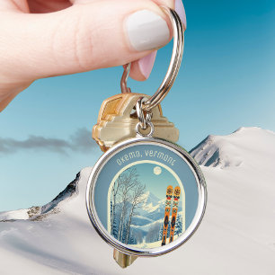Okemo Vermont ski vakantie souvenir Sleutelhanger