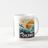 Okemo Winter Getaway Mok - Retro Ski Charm (Voorkant rechts)