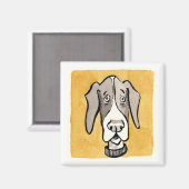 oker D Magneet (Voorkant / Achterkant)