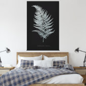 Okervarenblad, Gymnogramma Ochracea Canvas Afdruk (Insitu (Slaapkamer))