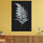 Okervarenblad, Gymnogramma Ochracea Canvas Afdruk (Insitu (Woonkamer))