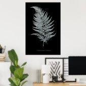 Okervarenblad, Gymnogramma Ochracea Poster (Thuiskantoor)