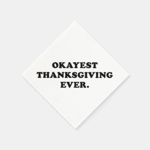 Okéste Thanksgiving ooit grappig Servet
