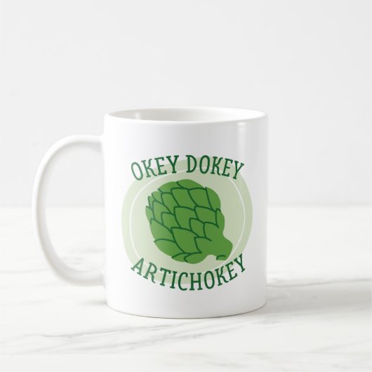 Okey Dokey Artichokey Koffiemok (Links)