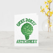 Okey Dokey Artichokey Wenskaart Kaart (Gele Bloem)
