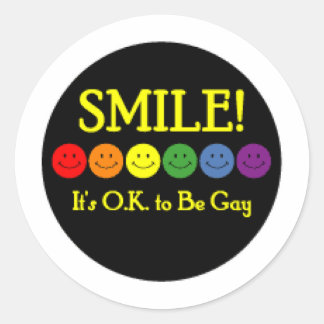 OKGAY RONDE STICKER