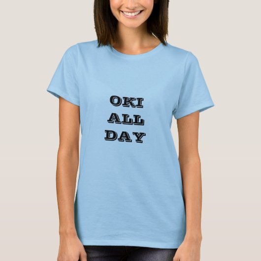 OKI ALLE DAG T-SHIRT (Voorkant)