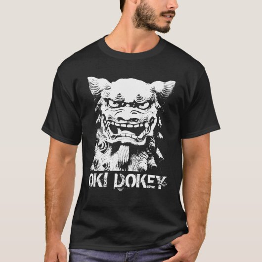 Oki Dokey Shisa T-shirt (Voorkant)