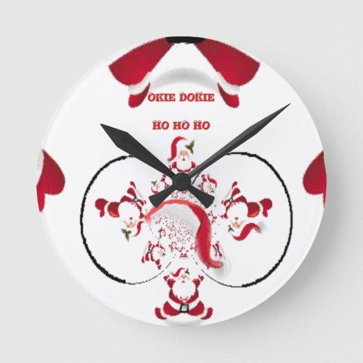 Oki Dokie Kerstman! Ronde Klok (Voorkant)