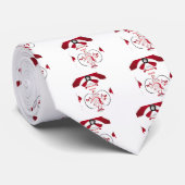 Oki Dokie Kerstman! Stropdas (Opgerold)