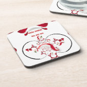 Oki Dokie Santa! Bier Onderzetter (Linkerzijde)