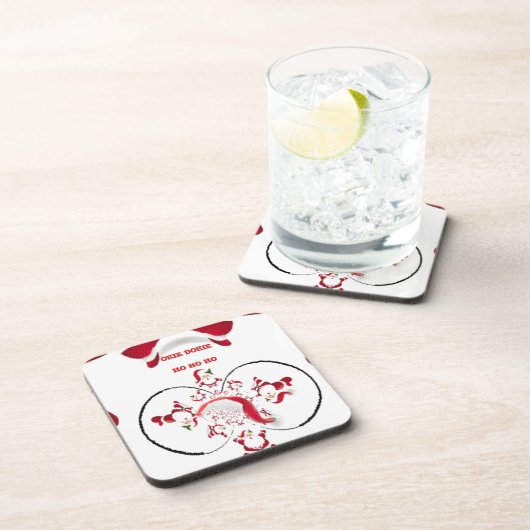 Oki Dokie Santa! Bier Onderzetter (Rechterzijde)