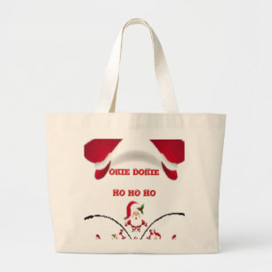 Oki Dokie Santa! Grote Tote Bag