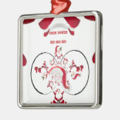 Oki Dokie Santa! Metalen Ornament (Links)