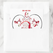 Oki Dokie Santa! Rechthoekige Sticker (Tas)