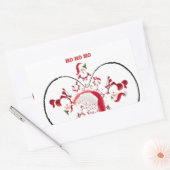 Oki Dokie Santa! Rechthoekige Sticker (Envelop)