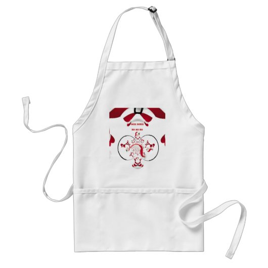 Oki Dokie Santa! Standaard Schort (Voorkant)