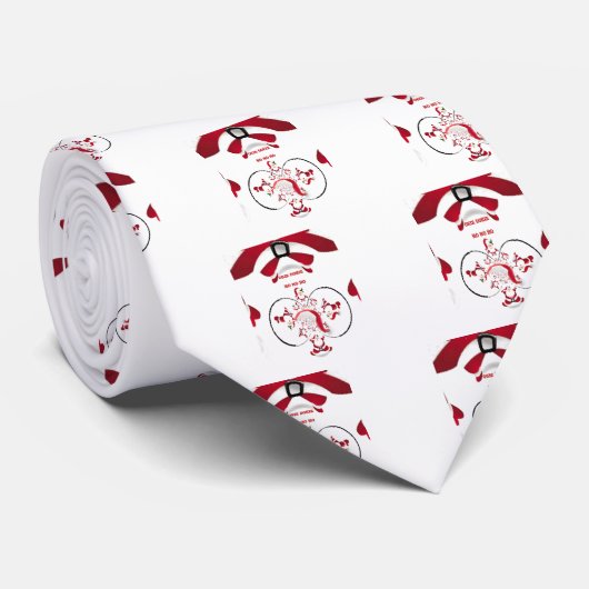 Oki Dokie Santa! Stropdas (Opgerold)