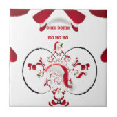 Oki Dokie Santa! Tegeltje (Voorkant)
