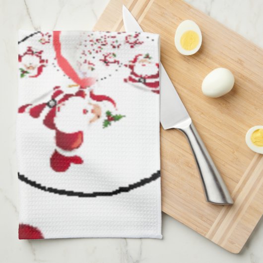 Oki Dokie Santa! Theedoek (Quarter Fold)