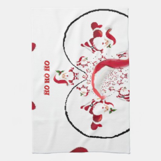 Oki Dokie Santa! Theedoek (Verticaal)