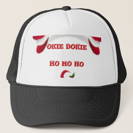 Oki Dokie Santa! Trucker Pet (Voorkant)