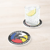 Okichitaw Sandstone Onderzetter (Zijkant)