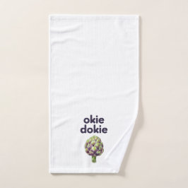 Okie Dokie Artichokie Hand Towel Handdoek
