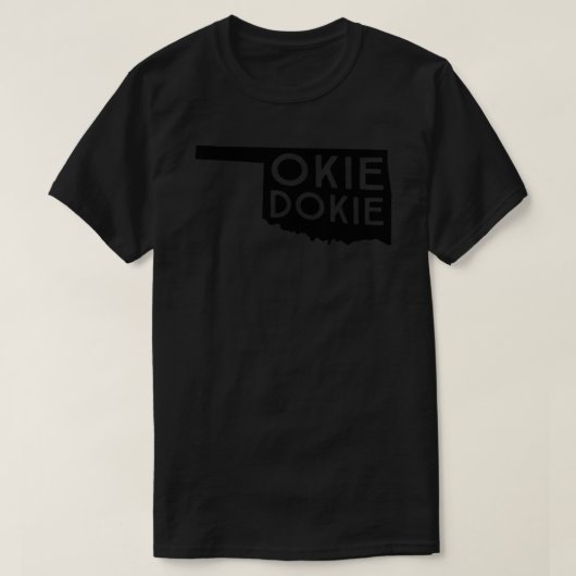 Okie Dokie Oklahoma Fited T-Shirt.png T-shirt (Design voorkant)