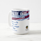 Okie Oilman Coffee Mok (Voorkant links)