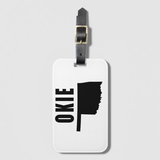 OKIE Oklahoma Bagagelabel (Voorkant (verticaal))